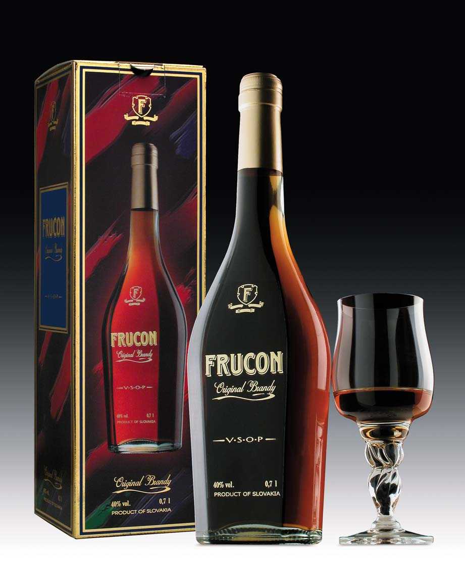 AMK EXPORT  Frucon originál brandy - dárkové balení